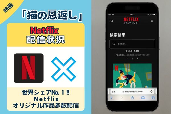 映画「猫の恩返し」はNetflixで配信されている？