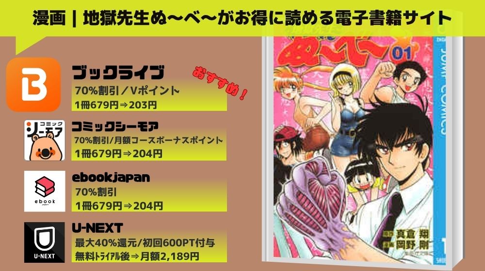 漫画地獄先生ぬ~べ~ 全巻無料
