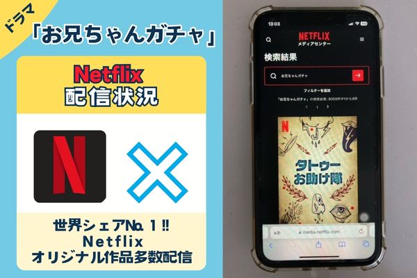 「お兄ちゃんガチャ」はNetflixで配信している？