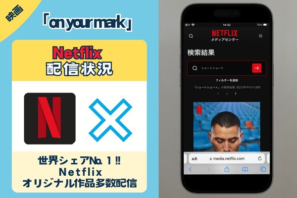 映画「on your mark 」はNetflixで観れる？