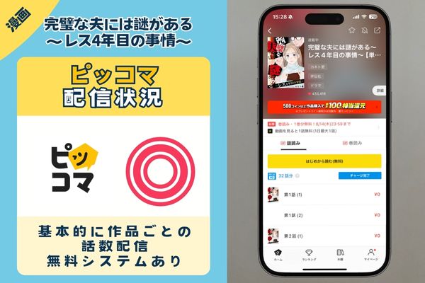 完璧な夫には謎がある～レス4年目の事情～　ピッコマ