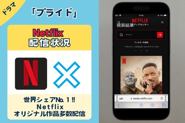 ドラマ「プライド」はNetflixで観れる？　