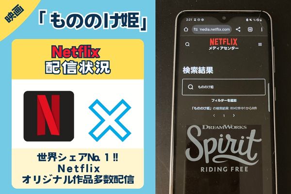 もののけ姫　Netflix配信状況