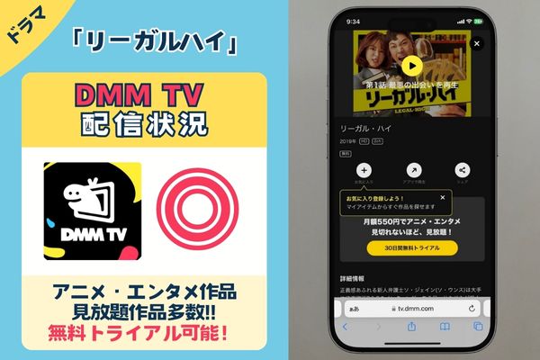 韓国版「リーガルハイ」はDMM TVで配信してる？