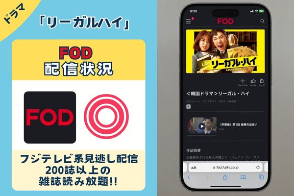 韓国版「リーガルハイ」はFODプレミアムで配信してる？