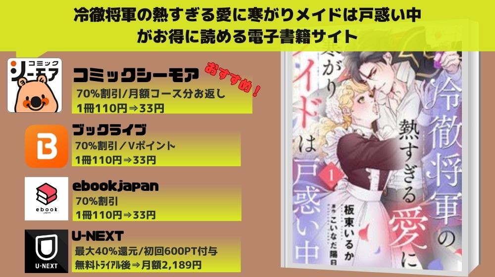 冷徹将軍の熱すぎる愛に寒がりメイドは戸惑い中 無料