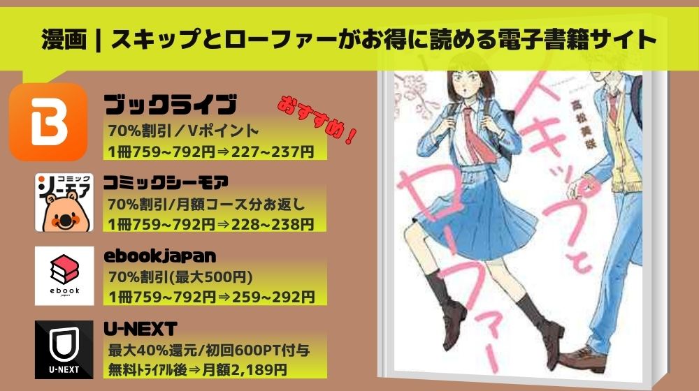 「スキップとローファー」 無料