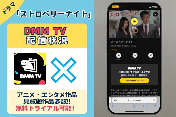 「ストロベリーナイト」はDMMで配信している？？