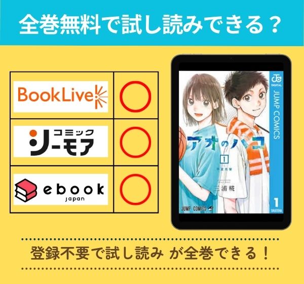 「アオのハコ」の漫画を全巻無料で試し読み