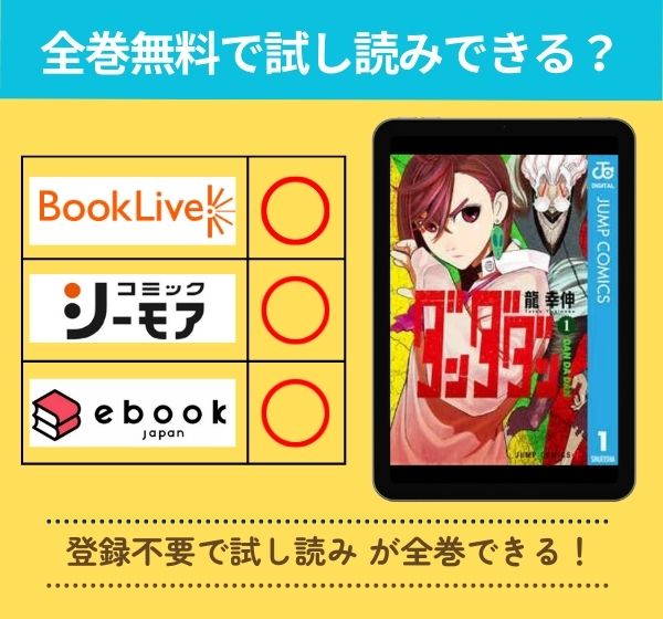 ダンダダンの漫画を全巻無料で試し読み