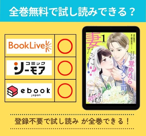 「いきなり婚 目が覚めたらイケメン上司の妻だった！？」の漫画を全巻無料で試し読み