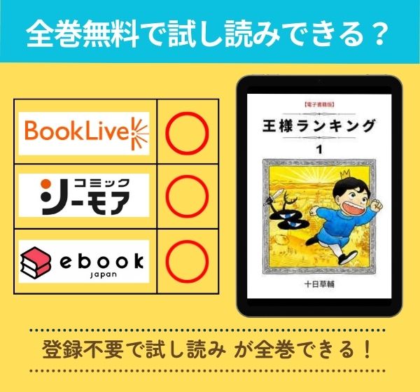 「王様ランキング」の漫画を全巻無料で試し読み