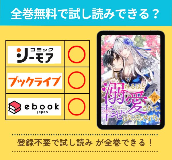 「溺れるほど愛されて、幸せになってみせますわ！アンソロジーコミック」の漫画を全巻無料で試し読み