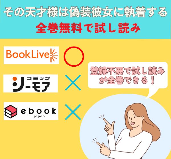 その天才様は偽装彼女に執着するの漫画を全巻無料で試し読み