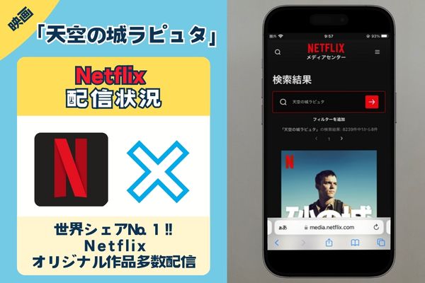 映画「天空の城ラピュタ」はNetflixで配信されている？