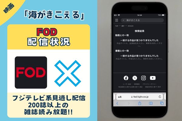 映画「海がきこえる」はFODで観れる？