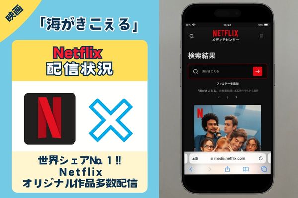 映画「海がきこえる」はNetflixで観れる？