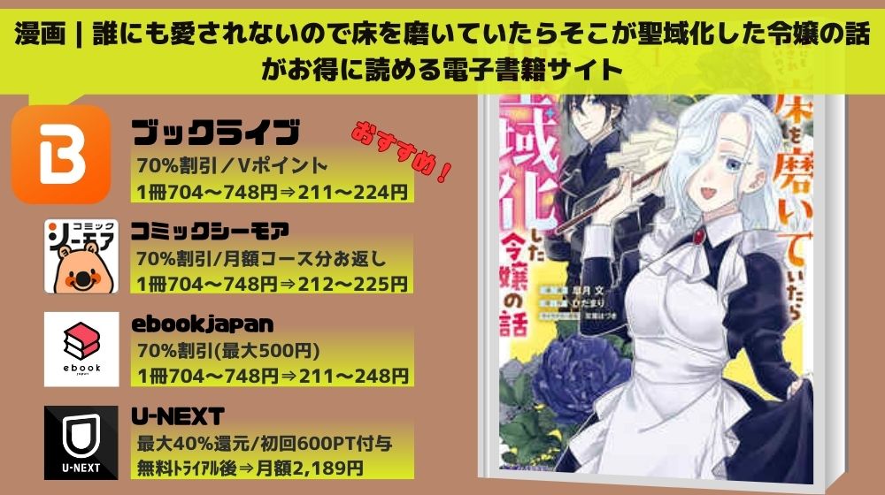 誰にも愛されないので床を磨いていたらそこが聖域化した令嬢の話 無料