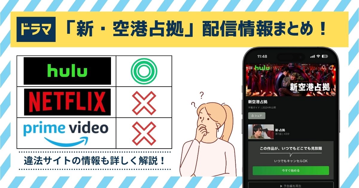 ドラマ「新・空港占拠」配信