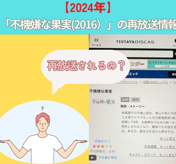 「不機嫌な果実(2016)は」は地上波で再放送される？