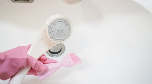 洗面所のシャワーヘッドの掃除方法