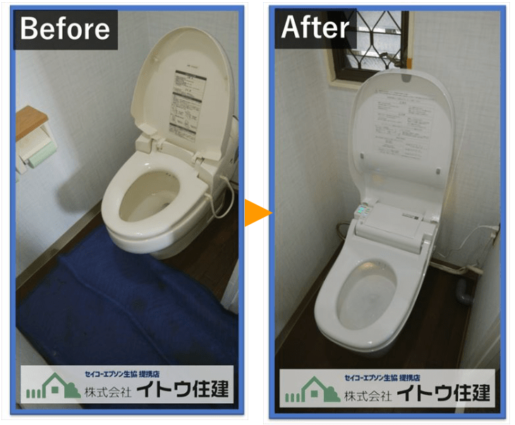 パナソニックのトイレ「アラウーノ」の便座交換費用・リフォーム