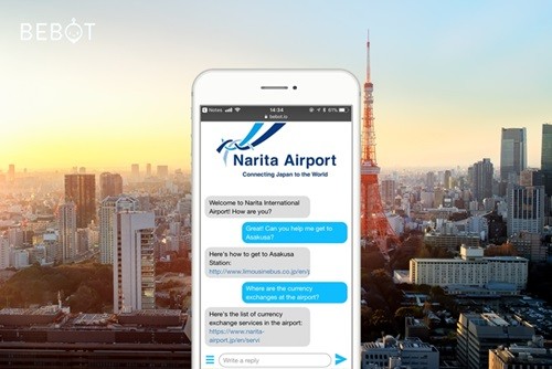 ビースポークは11月14日より、訪日外国人向けAI(人工知能)チャットコンシェルジュ「Bebot(ビーボット)」のサービス提供を、成田国際空港向けに開始する。訪日外国人はスマートフォンを通じて、空港や日本での旅行に必要な情報を英語で取得する...