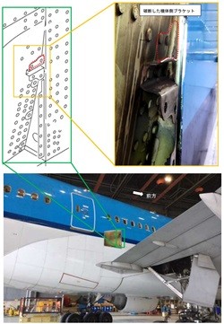 運輸安全委員会は11月8日、大阪市で9月23日に発生したKLMオランダ航空機の重大インシデントに関して、同社所属のPH-BQC(ボーイング777-200ER)にボルトの一部に誤部品が使用されていたなどの調査結果を公表した。