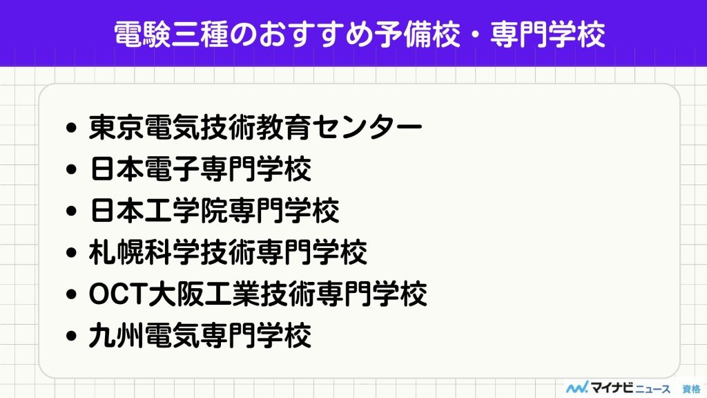 電験三種 予備校・専門学校
