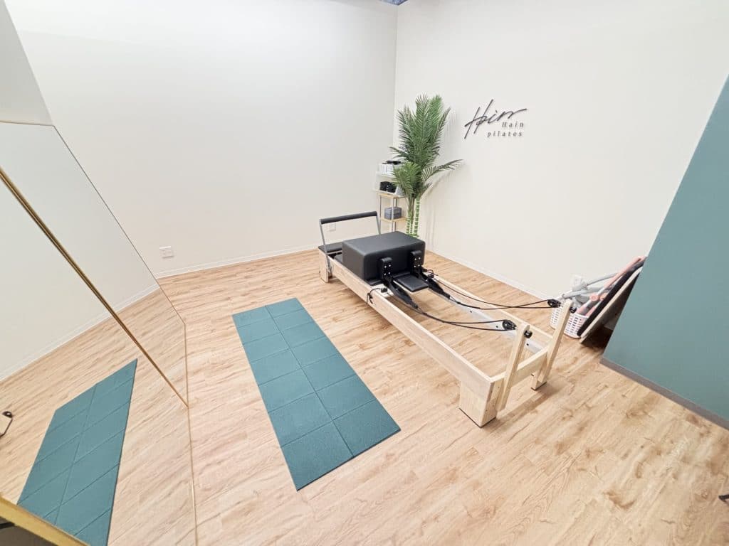 Hain pilates リンクス梅田店のスタジオの様子