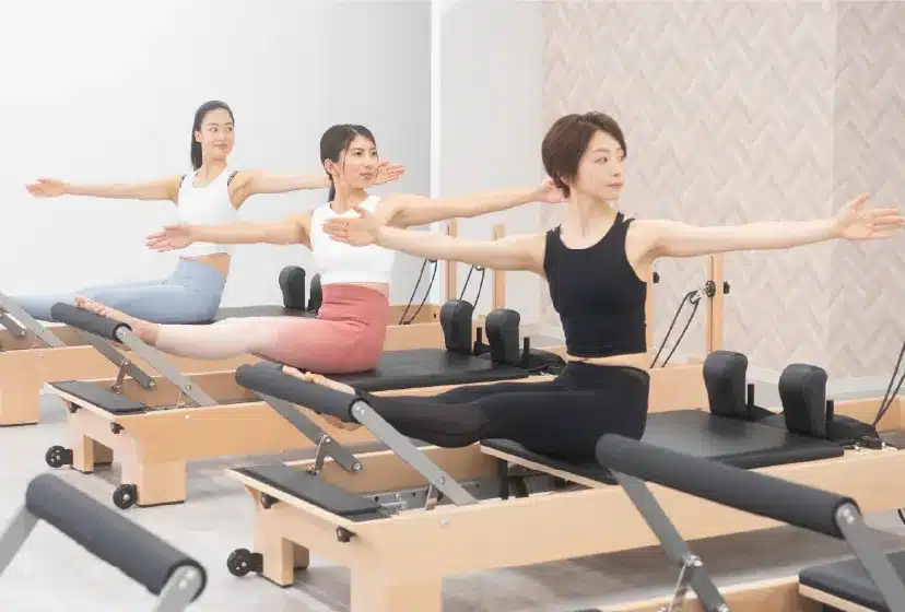 NAS PILATESのレッスン風景