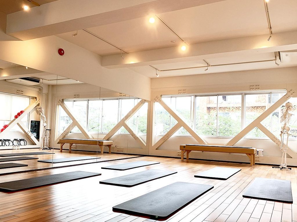 zen place pilates 中目黒店のスタジオの様子