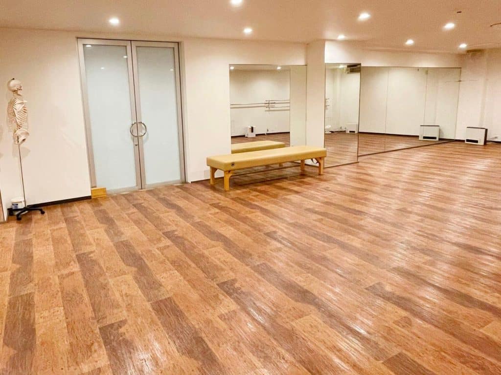 zen place pilates学芸大学店のスタジオ
