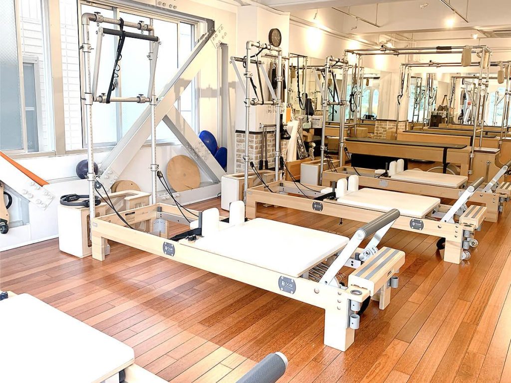 zen place pilates 中目黒店のスタジオの様子