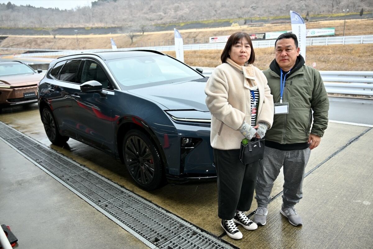 トヨタ「クラウン」4車種試乗会の様子