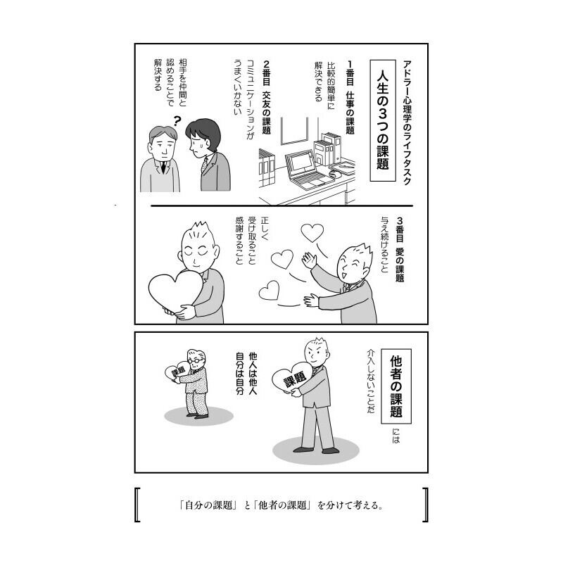 『決定版 アドラー心理学がマンガで3時間でマスターできる本』