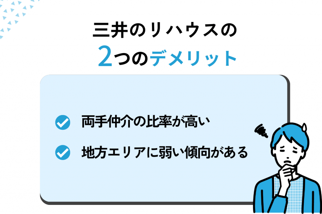 仲介実績1位の「三井のリハウス」の評判は？口コミからメリット・デメリットを徹底分析 不動産査定【マイナビニュース】