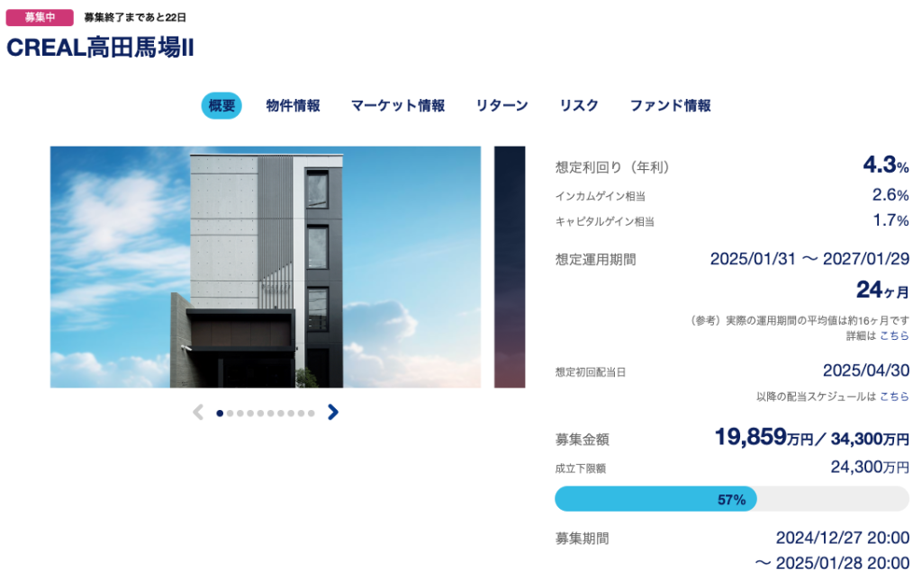 最新のファンド情報