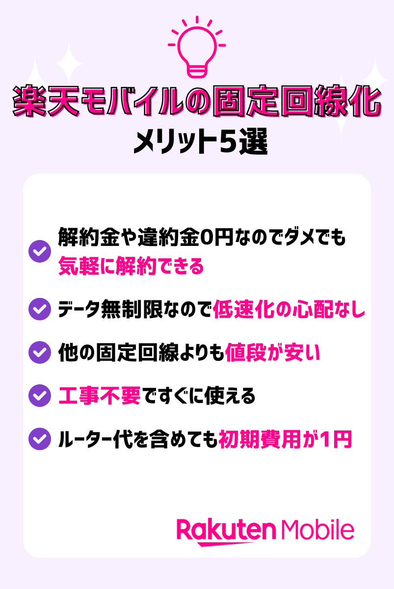 楽天モバイルを固定回線化しても使える？デメリットやメリットは？ | マイナビニュース 格安SIM・モバイル比較