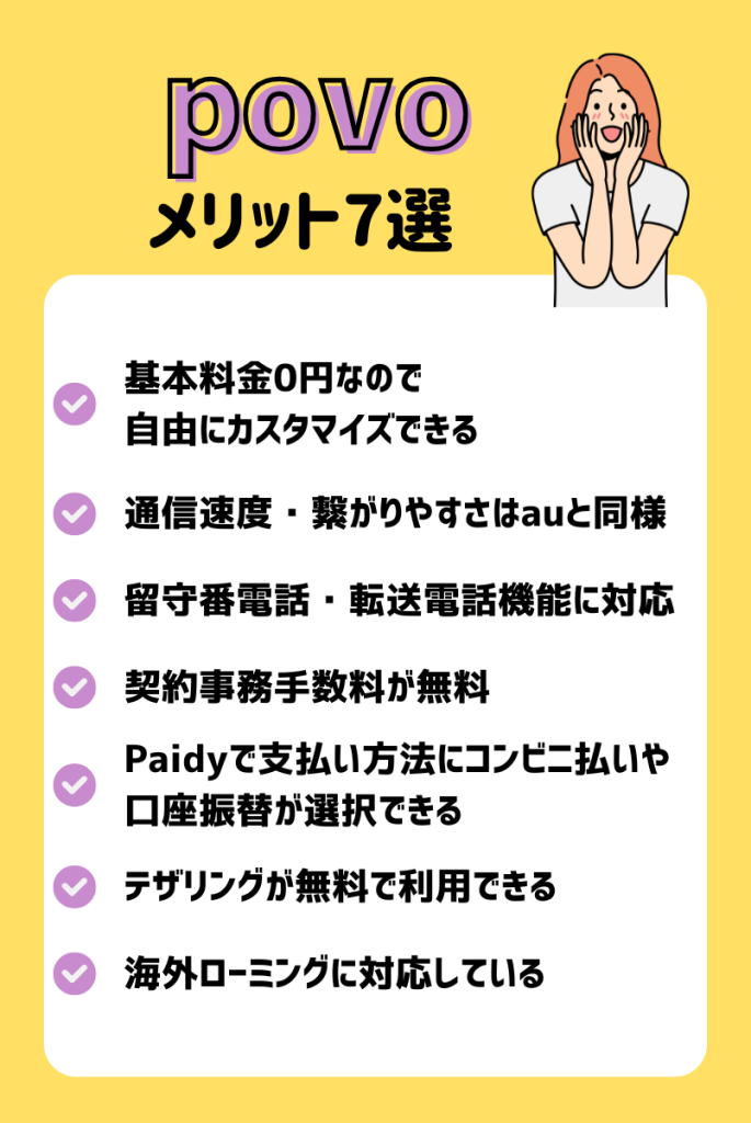 povoの口コミ評判からわかるメリット