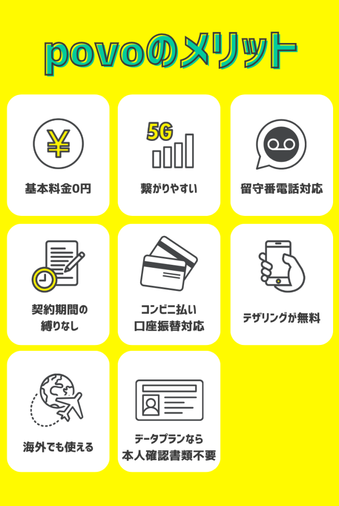 povoのメリット8選