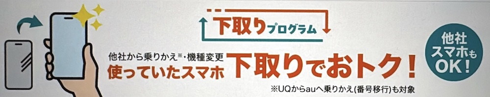 au 下取りプログラム