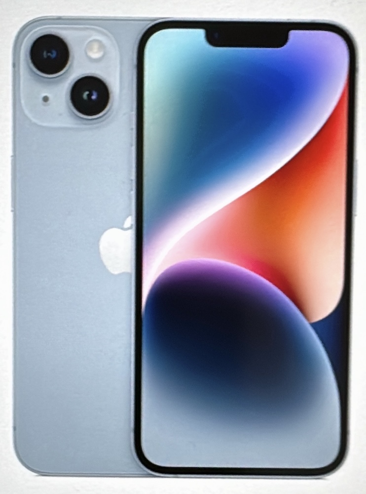 iPhone14 ブルー