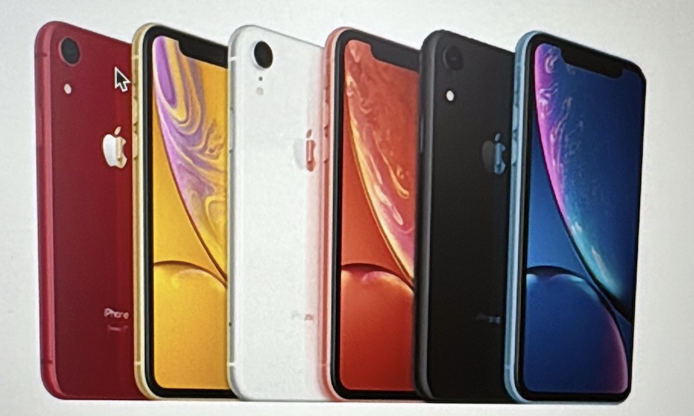 iPhone XR カラーバリエーション
