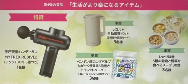 2025年7月に開催中の【第4弾 楽のお題】で当たるアイテム