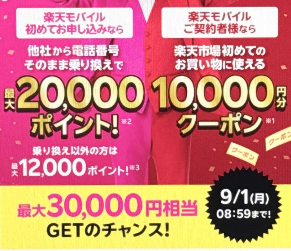 楽天モバイル×楽天市場キャンペーン