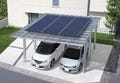 太陽光発電システムを搭載したカーポートを発売、三協立山アルミ