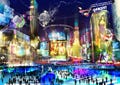 3DCGアニメーションで2030年の渋谷の街並みを予想しビジュアル化