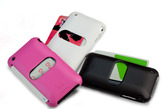 ICカードや定期券を収納--iPhoneケース「Glide for iPhone 3G/3GS」