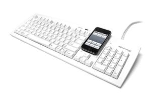 iPhone,Android等のスタンド付きHi-Speed USB2.0キーボード発売